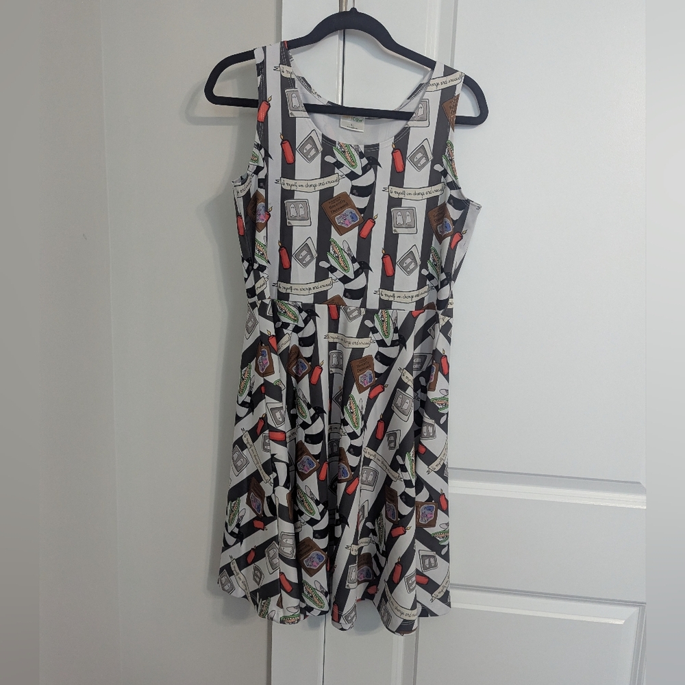 Beetlejuice Skater Dress XL